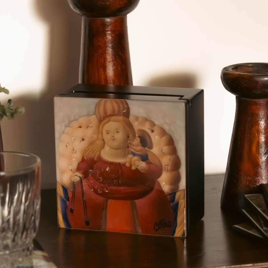 Caja + Portavasos