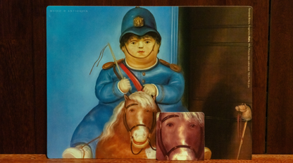 Set individuales + portavasos – Colección Botero