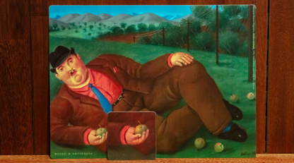 Set individuales + portavasos – Colección Botero