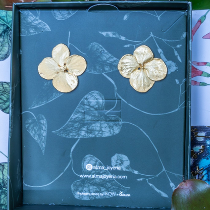 Mini hortensias | Aretes