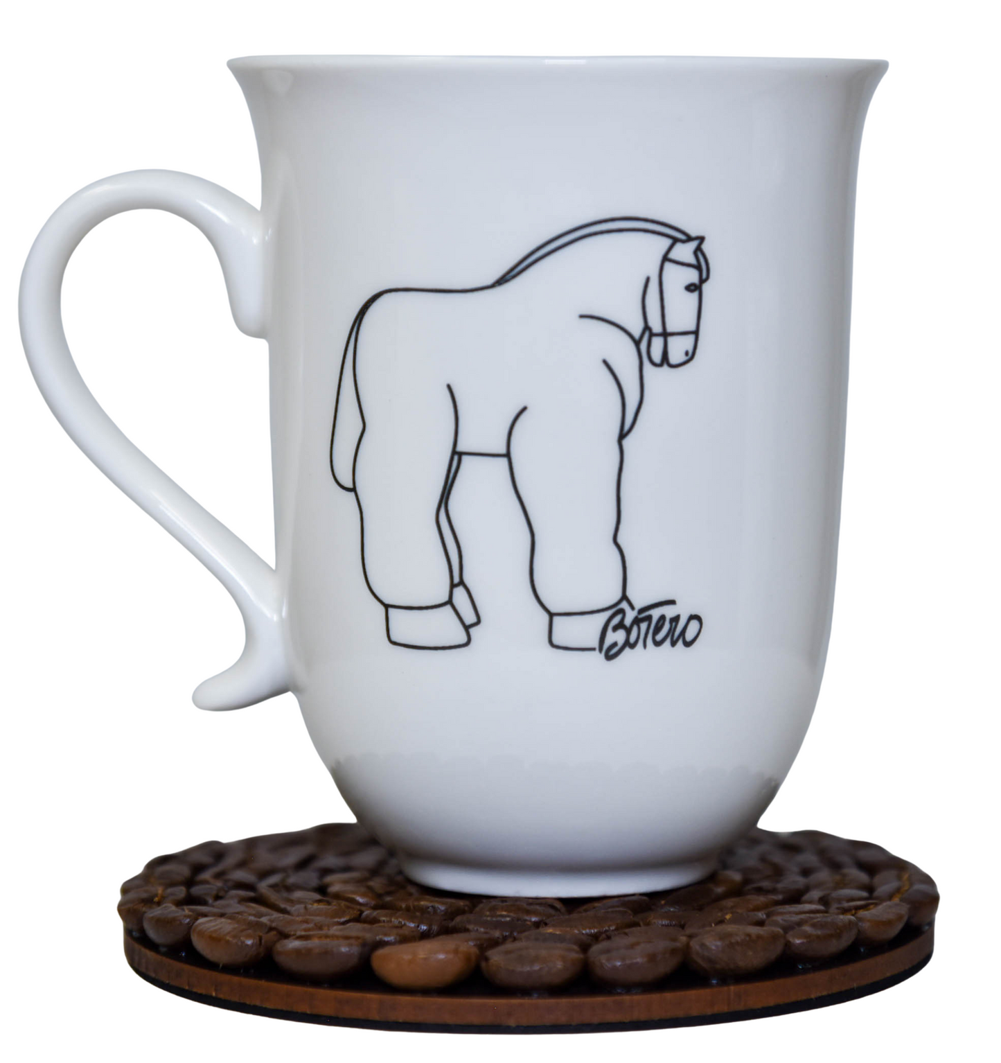 Kit Mug Botero + posavaso café