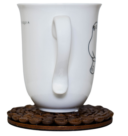 Kit Mug Botero + posavaso café